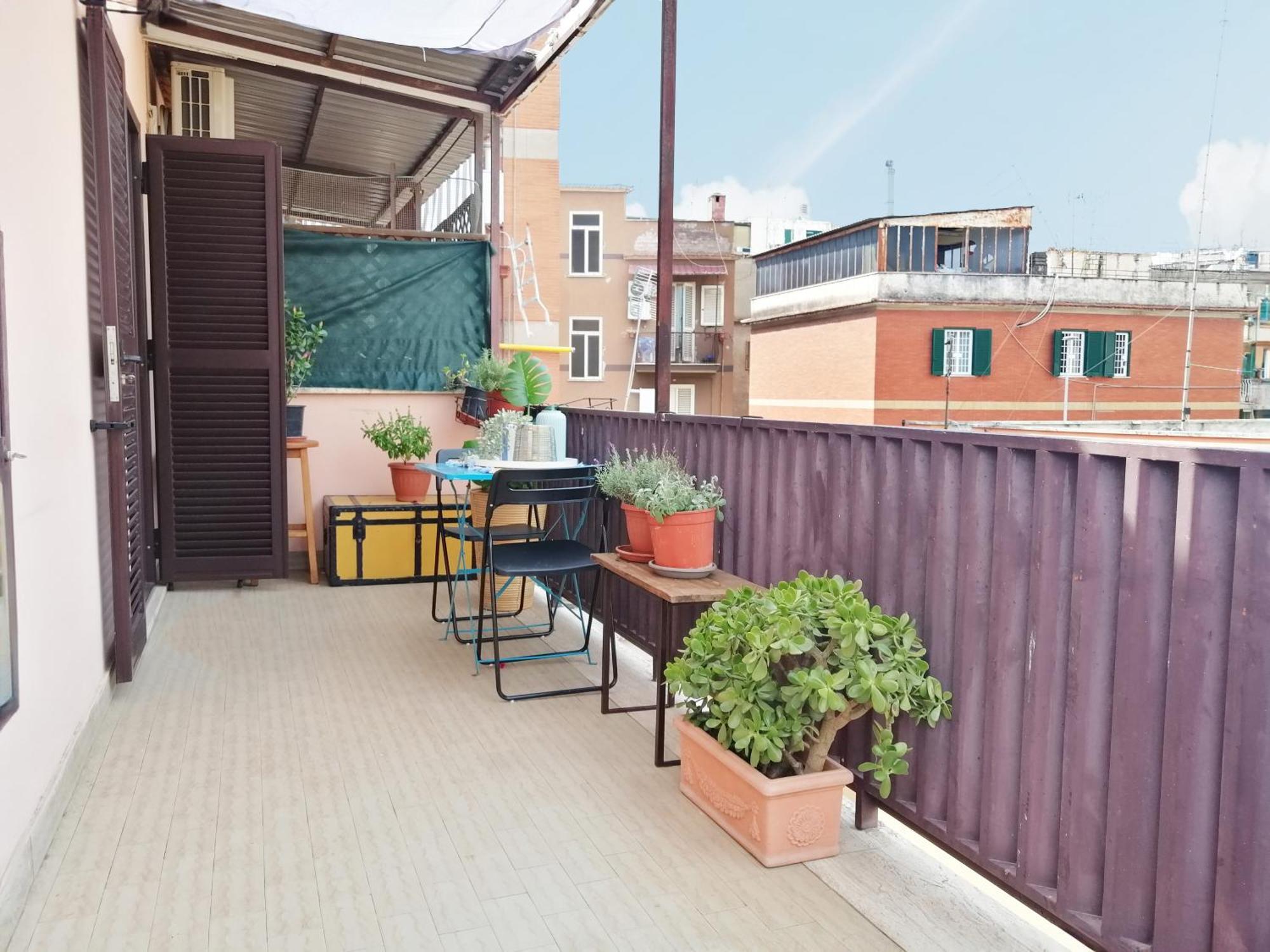 רומא Confortable House With Wonderful Terrace A C E Wi Fi מראה חיצוני תמונה